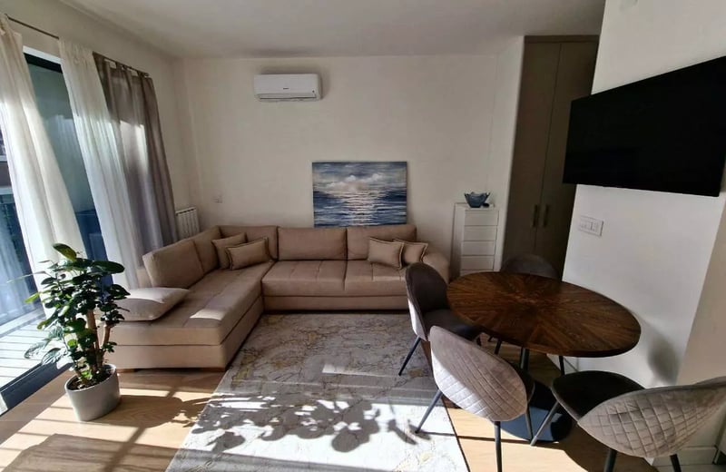 Long-term rental in Belgrade — bright 36 m² studio with balcony in premium residence BW Terra