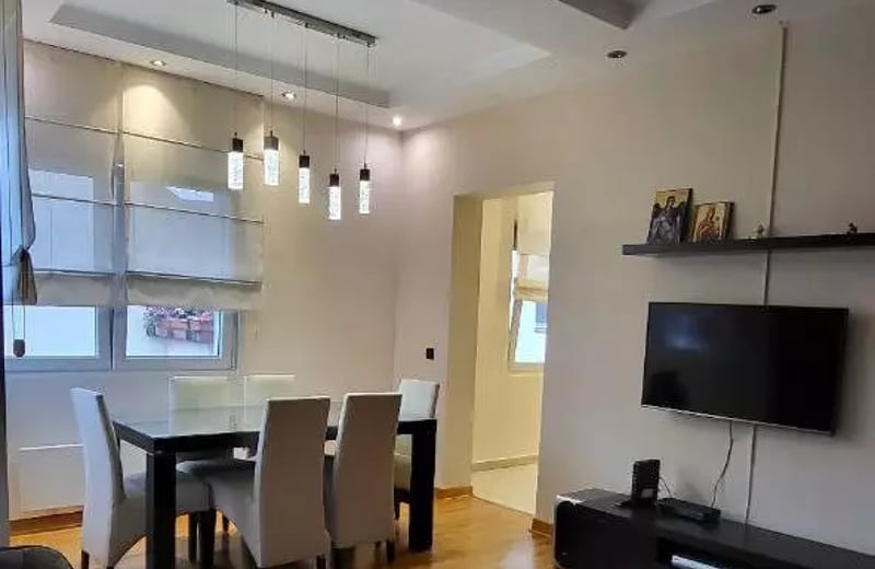 Long-term rental in Belgrade — spacious 2-room 58 m² apartment with appliances and AC in Zemun near a park