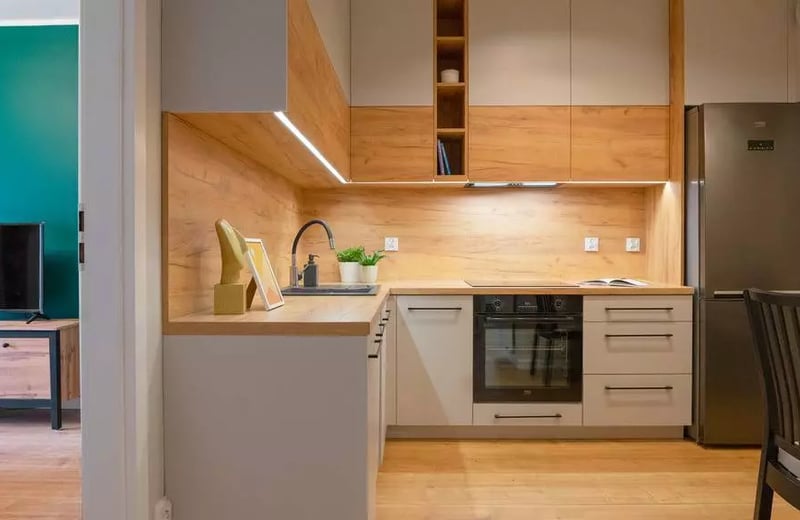 Long-term rental in Wrocław — 43 m², 3-room apartment in Angel City with separate kitchen, gym and parking