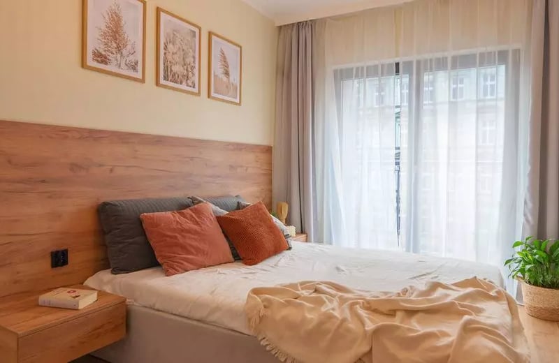 Long-term rental in Wrocław — 43 m², 3-room apartment in Angel City with separate kitchen, gym and parking