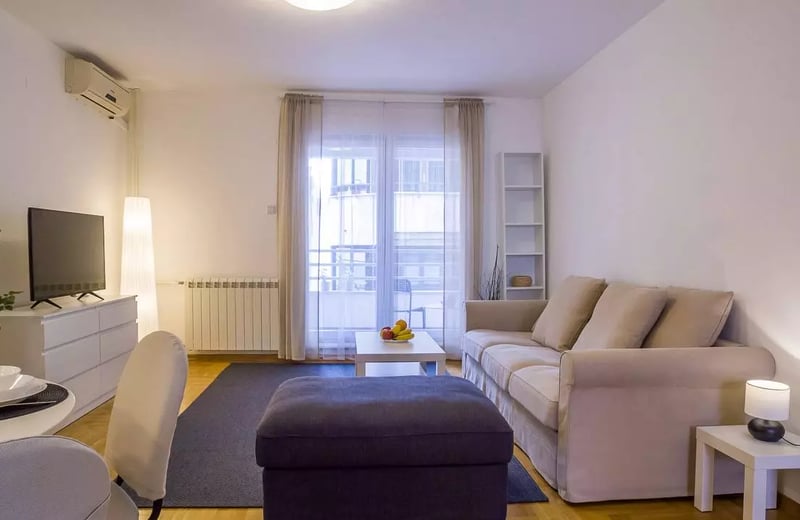 Long-term rental in Belgrade – 3-room apartment 62 m² with balcony and appliances