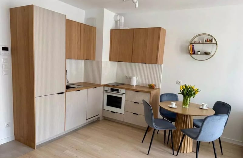 Long-term rental of a brand-new 2-room apartment with parking and balcony, Ursus, Warsaw