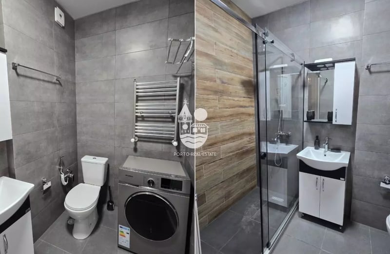 Location à long terme — nouvel appartement 1+1 avec vue mer et montagne à Batoumi