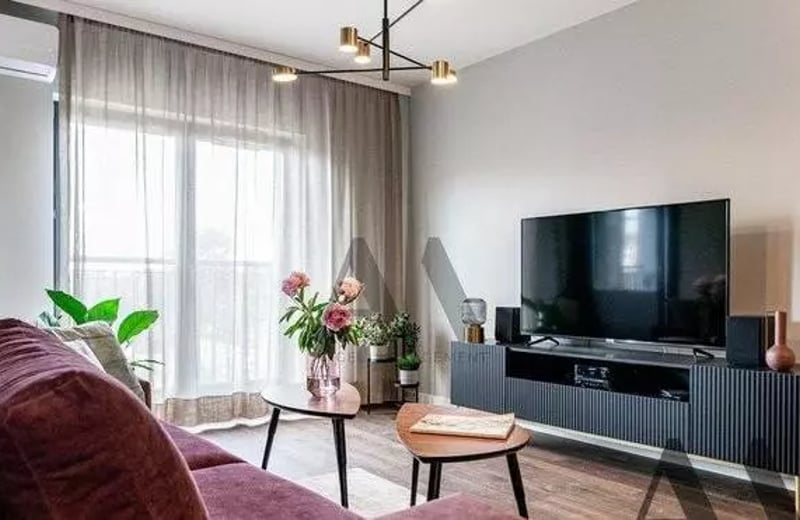 Langzeitmiete einer modernen Wohnung mit Parkplatz und Spa-Zugang, Angel City, Breslau, Polen