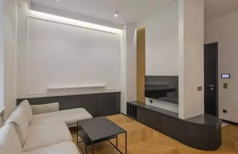 Langzeitmiete 2-Zimmer-Wohnung 64 m² mit Terrasse im Bezirk Mokotów, Warschau, Polen