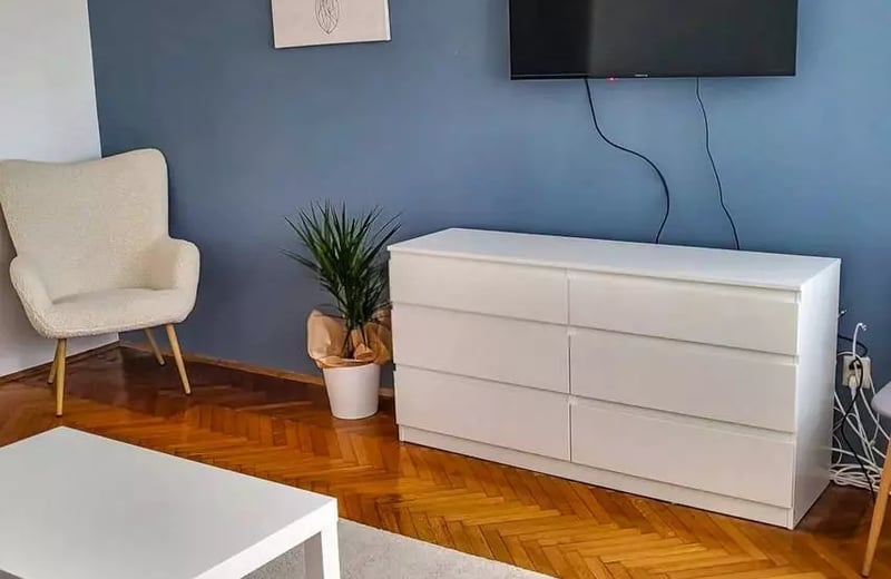 Long-term rental in Belgrade, Serbia: a cozy one-bedroom apartment in Zvezdara, 50 m²