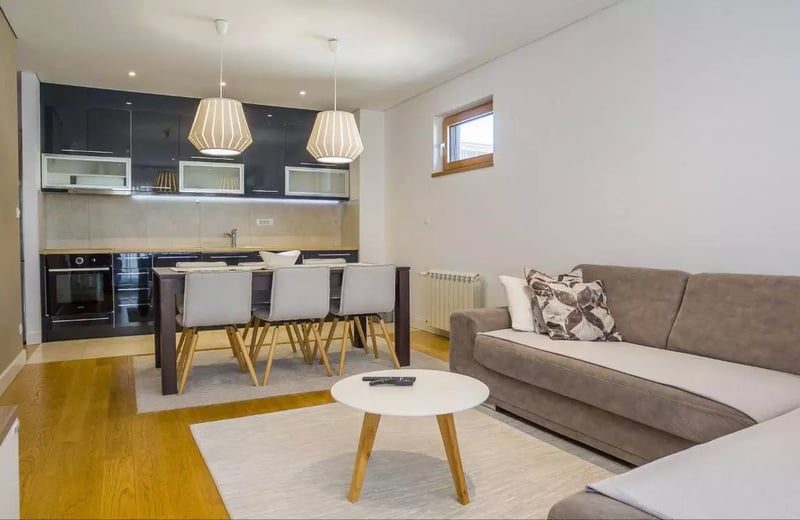 Langfristige Miete in Belgrad, Serbien gemütliche 3-Zimmer-Wohnung in Neu-Belgrad, 74 m²