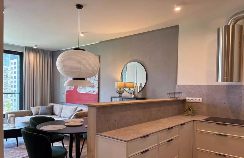 Langzeitmiete einer 3-Zimmer-Wohnung mit 60 m² in Warschau, Polen