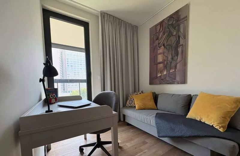 Langzeitmiete einer 3-Zimmer-Wohnung mit 60 m² in Warschau, Polen