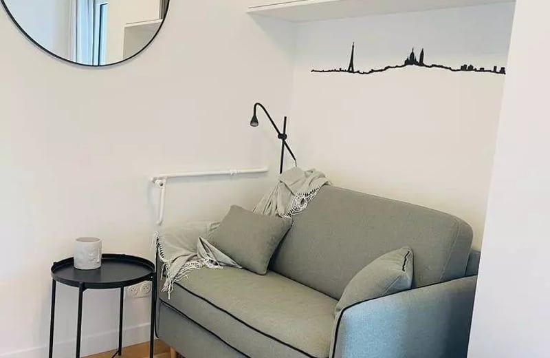 Langzeitmiete eines Studios mit 12 m² in Paris, Frankreich