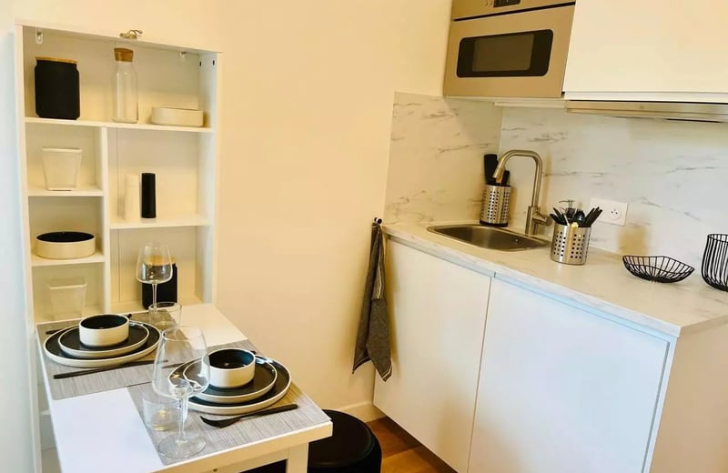 Langzeitmiete eines Studios mit 12 m² in Paris, Frankreich