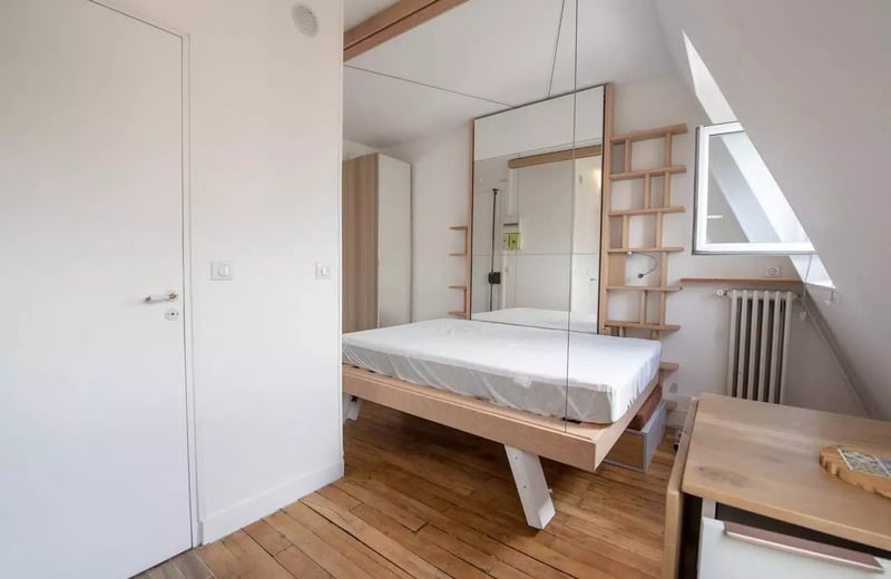 Alquiler a largo plazo de estudio de 16 m² en París, Francia