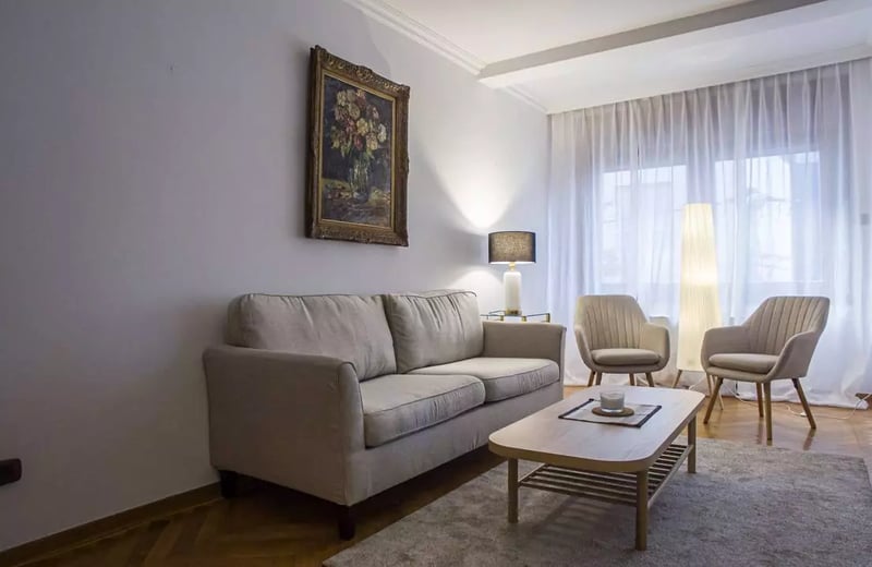 Long-term rental of a 2-room apartment, 63 m² in Belgrade, Serbia