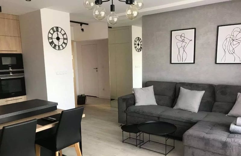 Langzeitmiete einer 3-Zimmer-Wohnung mit 61 m² in Breslau, Polen