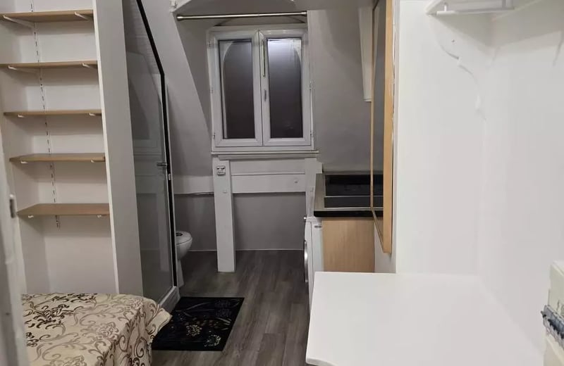 Langfristige Miete – 9 m² Studio in Paris, Frankreich