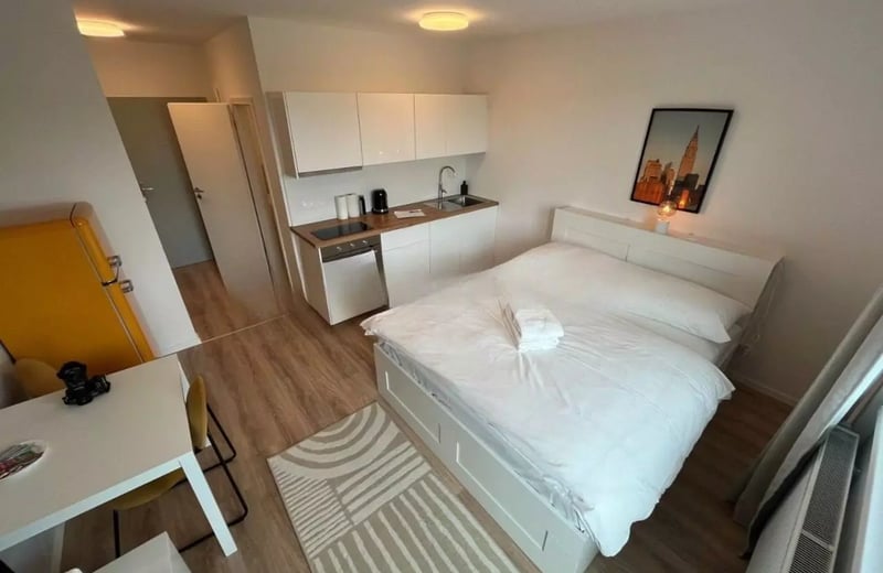 Долгосрочная аренда 1-комнатной квартиры в новостройке Ovocné Sady, Ружинов, Братислава, Словакия