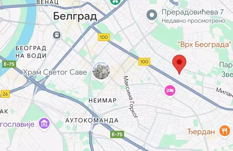 Долгосрочная аренда 2-комнатной квартиры 45 м² в Белграде, Сербия