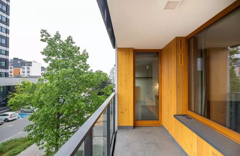 Long-term rental of a 2-room 54 m² apartment in Warsaw, Poland