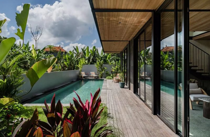 Premium villa for long-term rent with jungle view in Ubud, Indonesia