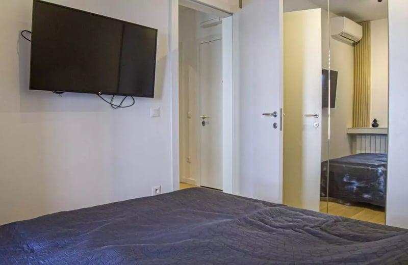 Location longue durée d’un appartement de 2 pièces de 40 m² dans une résidence haut de gamme, Belgrade, Serbie