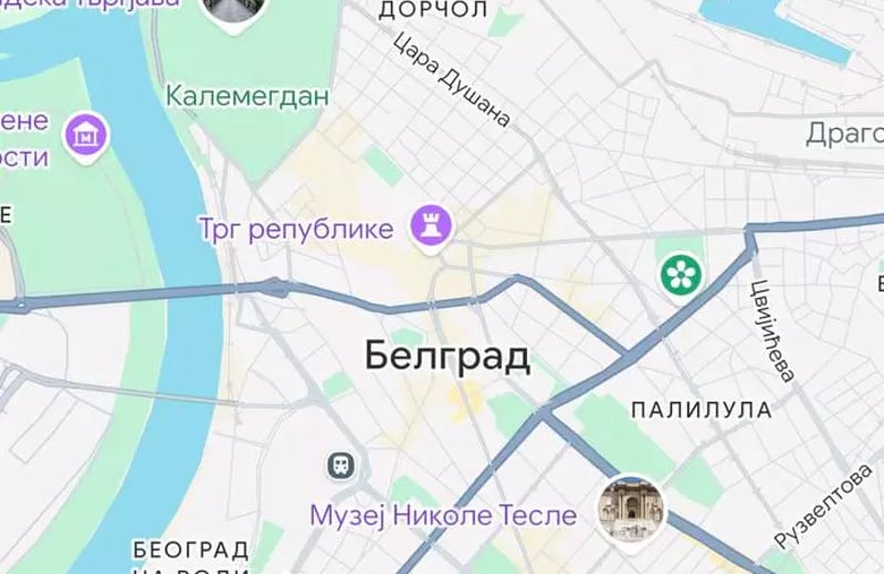 Location longue durée d’un appartement de 2 pièces de 40 m² dans une résidence haut de gamme, Belgrade, Serbie