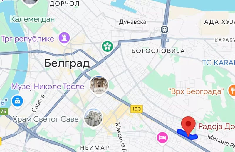 Location longue durée d’un appartement 2 pièces de 30m² à Belgrade, Serbie