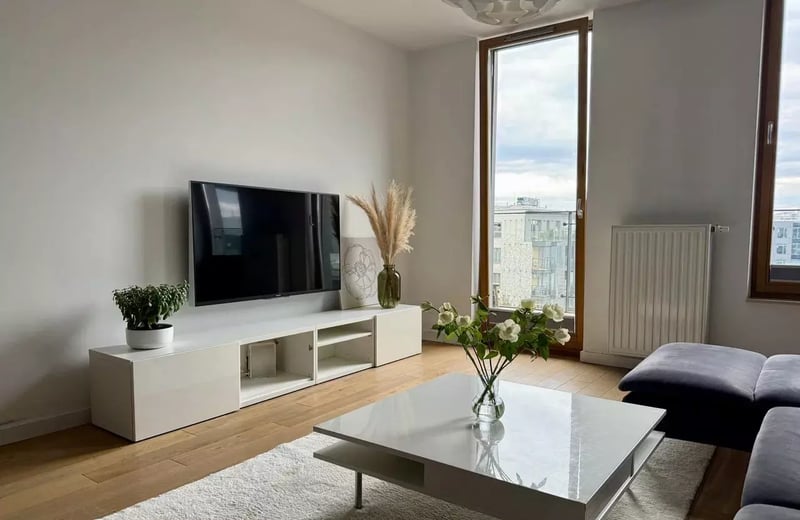 Langzeitmiete einer 3-Zimmer-Wohnung mit 59m² in Krakau, Polen