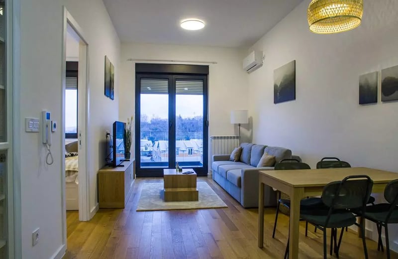 Langfristige Miete einer 2-Zimmer-Wohnung 40 m², Belgrad, Serbien