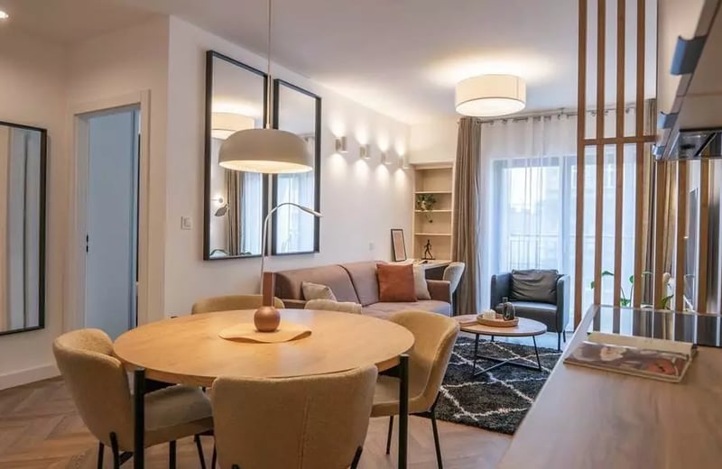 Location longue durée d’un appartement 2 pièces de 43m² près du centre-ville, Wrocław, Pologne