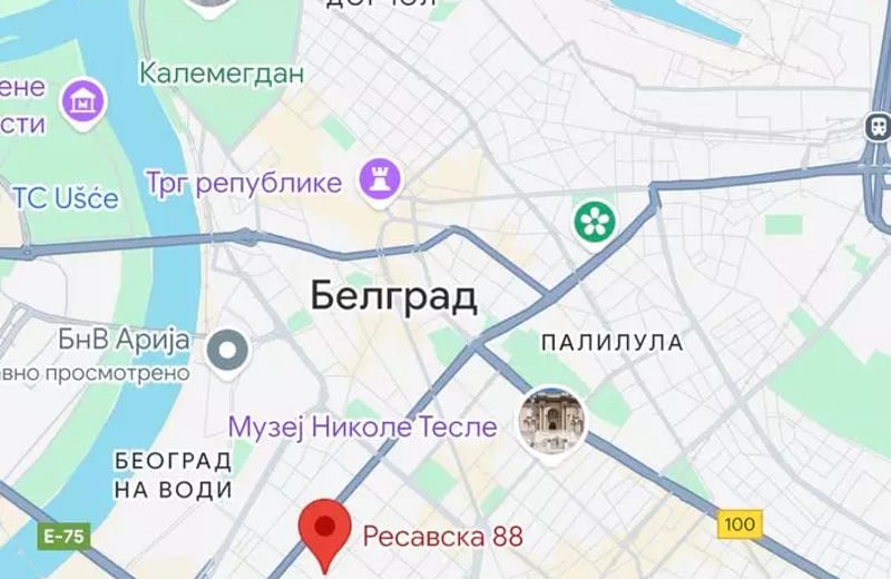 Location longue durée d’un appartement de 3 pièces 75m² proche du centre, Belgrade, Serbie