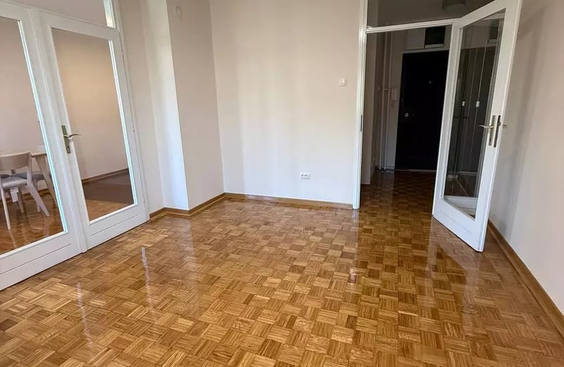 Langzeitmiete 2-Zimmer-Wohnung 43 m² mit Donau-Blick, Zentrum, Belgrad, Serbien