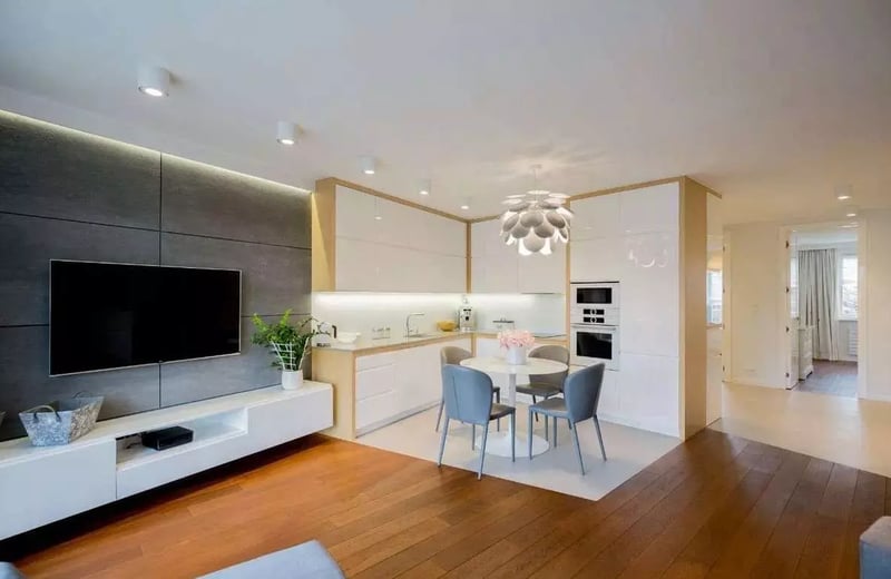 Location longue durée appartement 3 pièces 78 m², Dolny Mokotów, Varsovie, Pologne