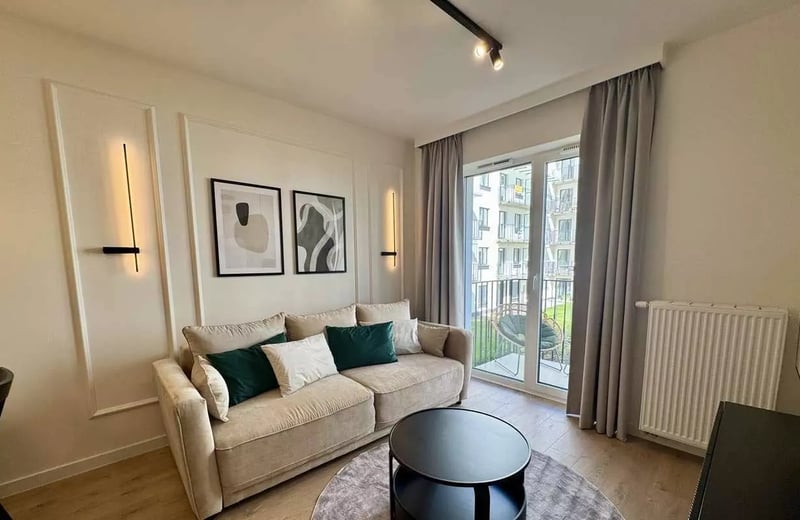 Langzeitmiete 2-Zimmer-Wohnung 41 m², Borek/Gaj, Breslau, Polen