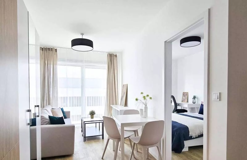 Langzeitmiete einer 2-Zimmer-Wohnung 36 m² in Krakau, Polen