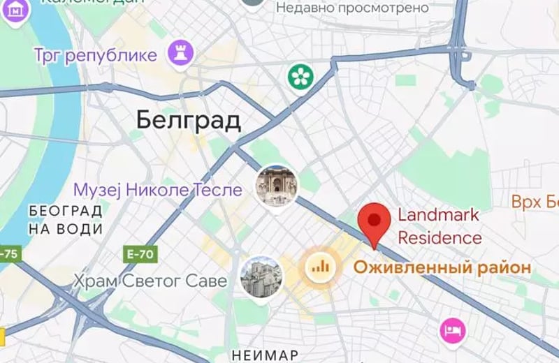 Alquiler a largo plazo de apartamento de 4 habitaciones 140 m², Vračar, Belgrado, Serbia