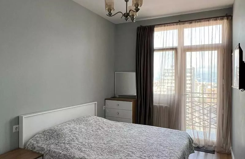 Long-term rental of 1+1 apartment 45 m² in Batumi, Georgia