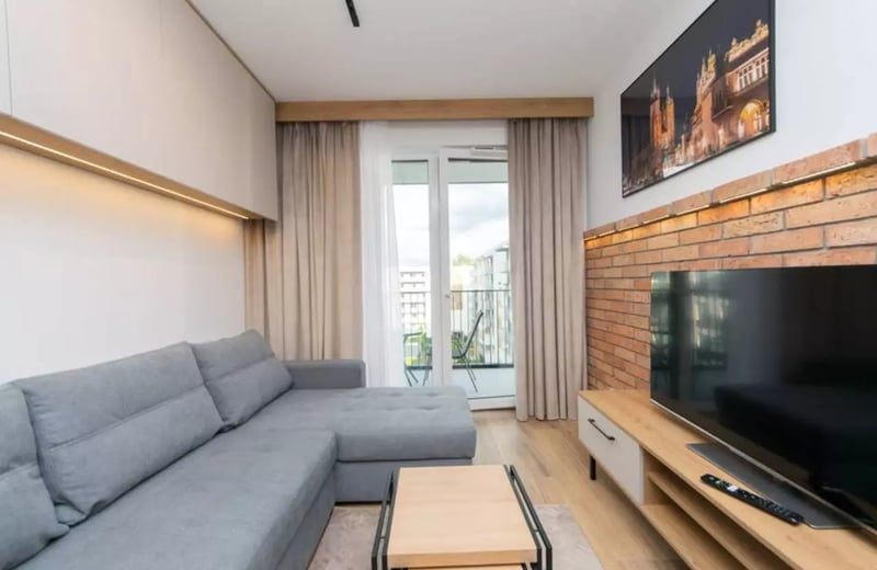 Location longue durée d’un appartement 2 pièces de 32 m² à Przedmieście Warszawskie, Cracovie, Pologne