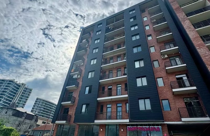 Alquiler a largo plazo de apartamento 1+1 de 48 m² en Batumi, Georgia