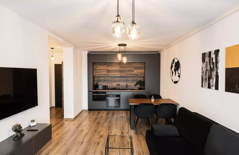 Location longue durée d’un appartement studio 2 pièces dans le quartier Tractorul, Brașov, Roumanie