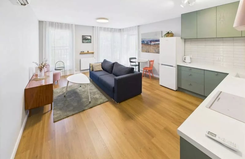 Langfristige Vermietung einer 57 m² großen 3-Zimmer-Wohnung im Stadtteil Krowodrza, Krakau, Polen