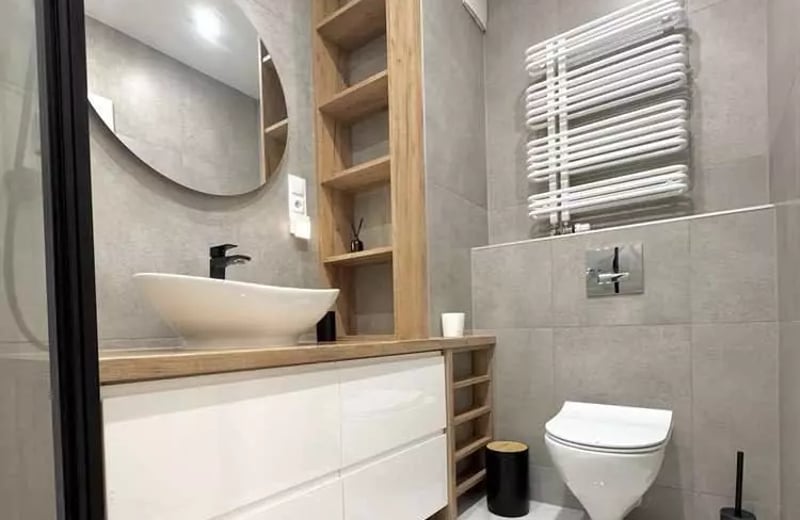 Langzeitmiete einer 3-Zimmer-Wohnung 63 m² — Wola, Warschau, Polen