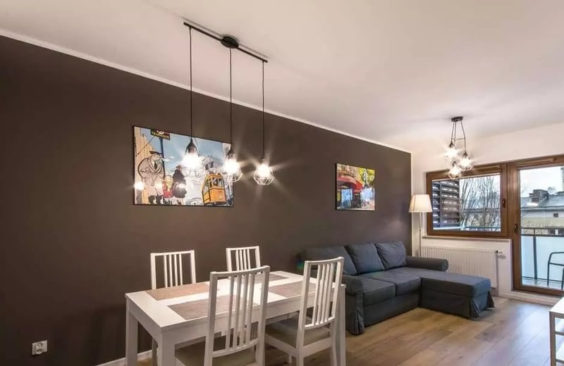 Location longue durée : appartement de 2 chambres, 54 m² dans le quartier Grabiszyn, Wrocław, Pologne