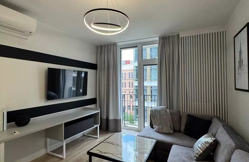 Долгосрочная аренда 2-комнатной квартиры 45 м², Browary Warszawskie, Варшава, Польша