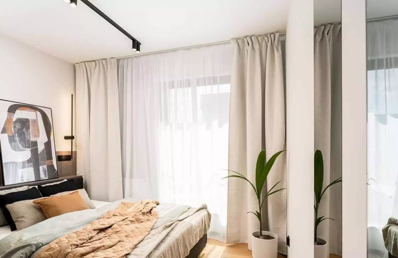 Long-term rent of 2-room apartment 45 m² in a green district of Kraków, Poland