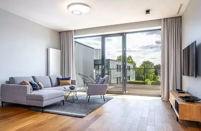 Langzeitmiete: 2-Zimmer-Wohnung 76 m² im Stadtteil Stary Mokotów, Warschau, Polen