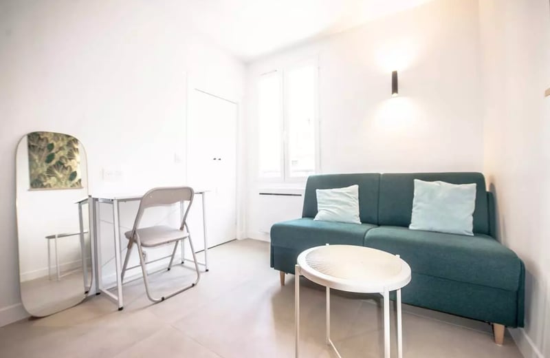 Долгосрочная аренда студии, 12 м², в Париже, Франция