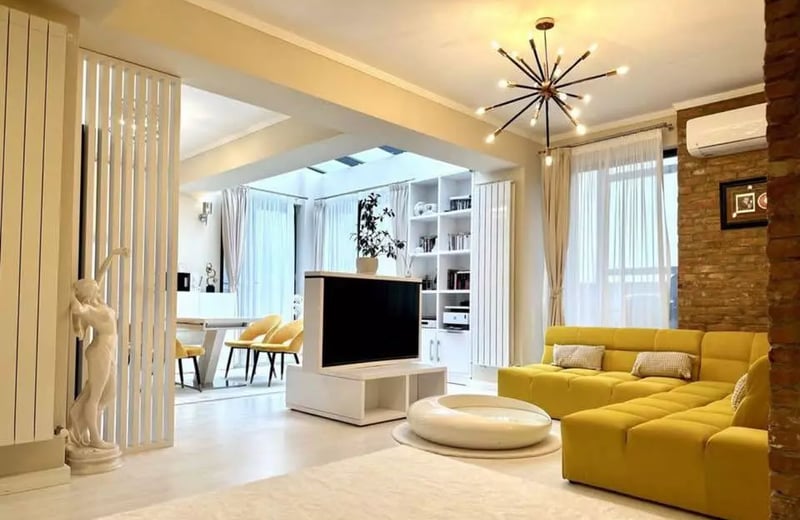 Location longue durée d’un appartement de 3 pièces, 120 m², dans le quartier de Mamaia, Constanța, Roumanie