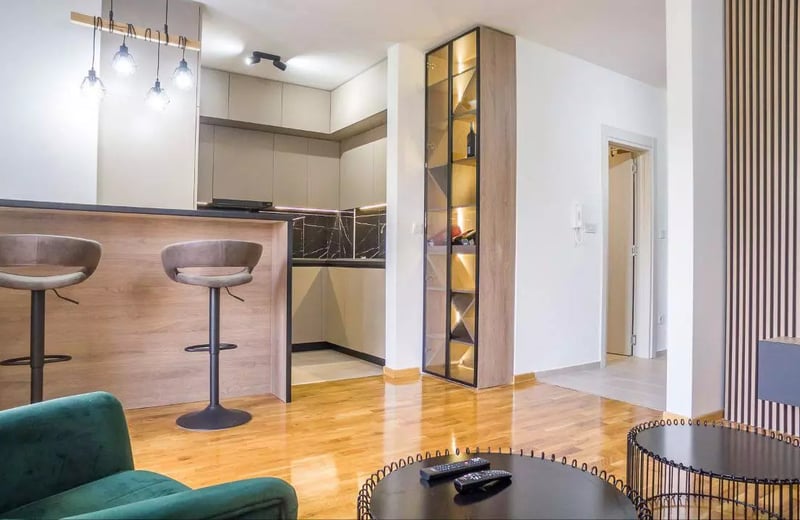 Location longue durée d’un appartement de 2 pièces, 50 m², dans la résidence Green Residence, Belgrade, Serbie