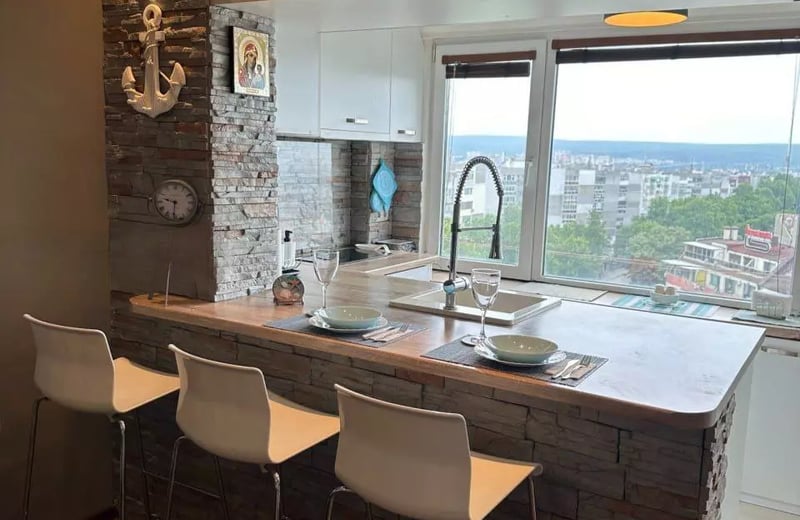 Long-term rental of a 2-room apartment, in Stadion Spartak area, Varna, Bulgaria