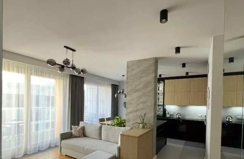 Langfristige Miete einer 2-Zimmer-Wohnung, 55 m², Wola, Warschau, Polen